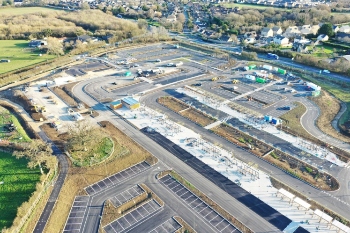 A40 park and ride site built – with no road to access it image