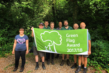 Record number of spaces raising the Green Flag image